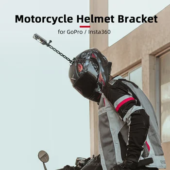 Удлинитель из алюминиевого сплава Vamson, металлическая подставка для шлема с креплением на шест для GoPro Hero 11 10 9 для аксессуаров Insta360 X3 One X2  10