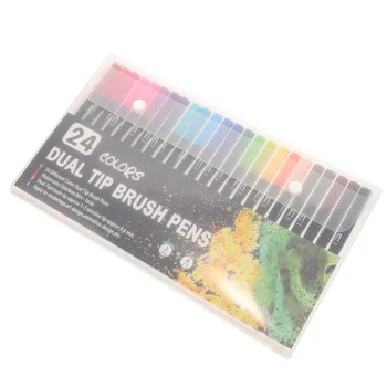 24шт Ручки для рисования Производитель красок для рисования камня Керамическая ручка для стекла Дерево холст  1