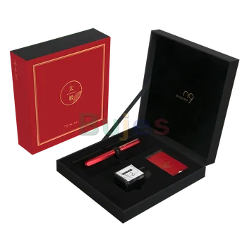 Высококачественная металлическая авторучка N9 в ретро-китайском стиле тайцзи, подарочная коробка, бизнес-мужчины, студенческая ручка для подписи чернилами  3