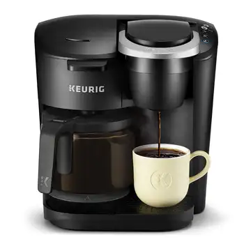 Кофеварка Keurig K-Duo Essentials Черная одноразовая K-Cup Pod черного цвета  5