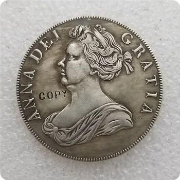 КОПИЯ МОНЕТЫ Англии 1706 года, памятные монеты-реплики монет, медали, монеты для коллекционирования  10