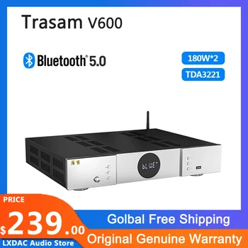 Trasam V600 Двухъядерный TPA3221 Bluetooth Hi-Fi класса D, встроенный усилитель 2.0 канала, усилитель мощности Bluetooth 5.0  10