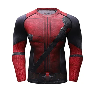 Новый дизайн, Компрессионная рубашка с сублимационным принтом Rashguard, Мужская спортивная одежда для фитнеса, боксерские майки  10