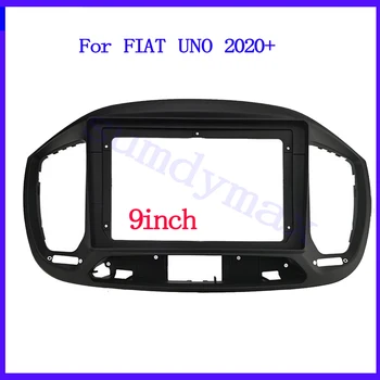 Установка автомобильного радиоприемника Android DVD GPS Пластиковая рамка лицевой панели для FIAT UNO 2020 Комплект крепления рамки автомобильного радиоприемника с большим экраном на приборной панели  5