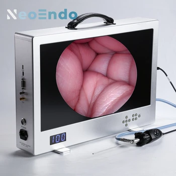 24-дюймовая медицинская система камер для эндоскопа Full HD со светодиодным источником света мощностью 80 Вт и видеомагнитофоном  10