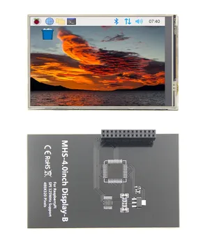 4,0-дюймовый Сенсорный Экран 26P SPI TFT LCD с Адаптерной Платой ST7796S IC XPT2046 320*480 Raspbian/Ubuntu/Kali/RetroPie  10