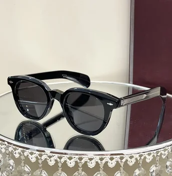 Модные крутые круглые женские солнцезащитные очки для вечеринок JMM для путешествий За рулем Черные мужские солнцезащитные очки высокого качества UV400  10