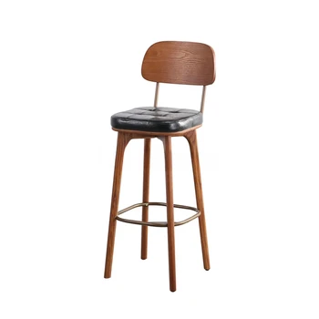 Современная стойка, барные стулья, ресторан в скандинавском стиле, винтажные барные стулья, кухня из массива дерева, мебель Silla Nordico YN50BC  10