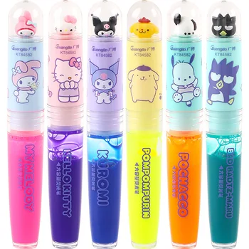 24шт Sanrio Hello Kitty Kuromi Ручка для рисования большой емкости, Маркер, Красочная ручка, Акварельная ручка  10
