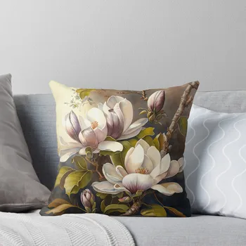 Цветы Магнолии, наволочки для диванов, роскошные Декоративные подушки для гостиной  10