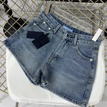 Новая сумка на спину 24 штуки Ранней весны, джинсовые шорты из чистого хлопка Hot Diamond Three dlogo без маркировки  10