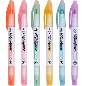 Двусторонняя маркерная ручка Жидкие маркеры Удобный маркер для рисования студенческих принадлежностей на голове разных цветов  4