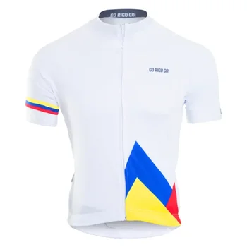 GO RIGO GO Мужская Велосипедная Майка Летняя Быстросохнущая Командная Одежда С Коротким Рукавом Colombia Велосипедная Рубашка Maillot Ciclismo Hombre  4