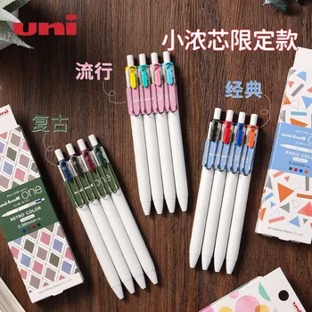 Набор гелевых ручек Uni Ball One Ink UMN-S-4C 0,38 мм 0,5 мм, базовая ретро-поп-версия, Ограниченная серия, Япония  4
