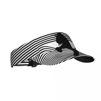 Летняя Солнцезащитная шляпа С регулируемым козырьком, защищающая от ультрафиолета, Сверху Пустая Спортивная солнцезащитная кепка в стиле поп-арт 