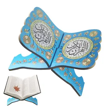 Рихал Держатель Корана Держатель Рихал Для Религиозных Священных Книг Для Бесплатного Чтения Декоративный Исламский Ид Книжная Полка Органайзер Для Показа  5
