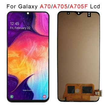 AMOLED TFT ЖК-дисплей для SAMSUNG Galaxy A70 A705 Дисплей с Сенсорным экраном и цифровым Преобразователем в Сборе A70 2019 A705F ЖК-дисплей Для galaxy A70  3