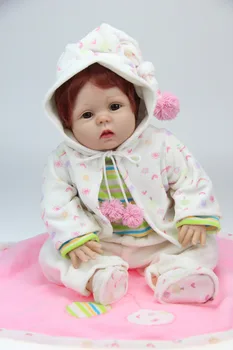 Оптовая продажа реалистичная имитация куклы-реборн из мягкого силиконового винила настоящее нежное прикосновение новорожденного  5
