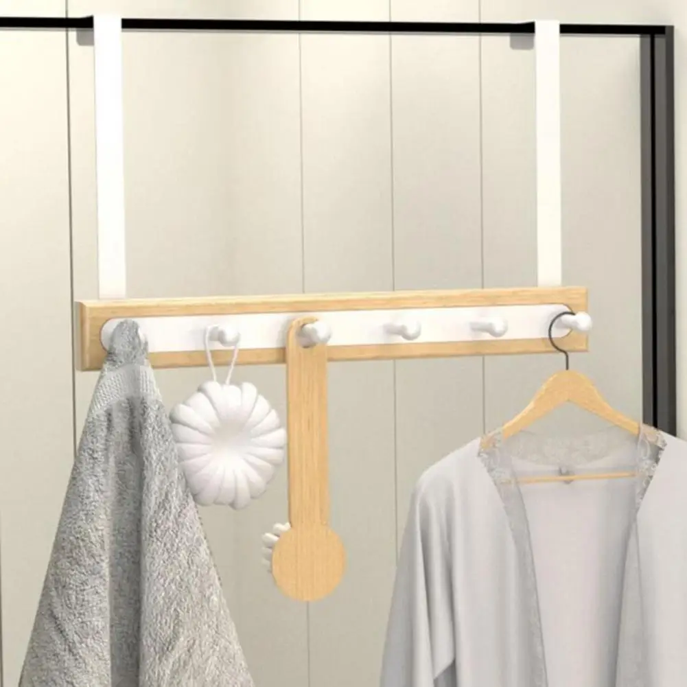 Вешалка для полотенец Универсальные дверные крючки для эффективной организации дома Многоцелевые вешалки для одежды, полотенец, головных уборов высококачественного белого цвета